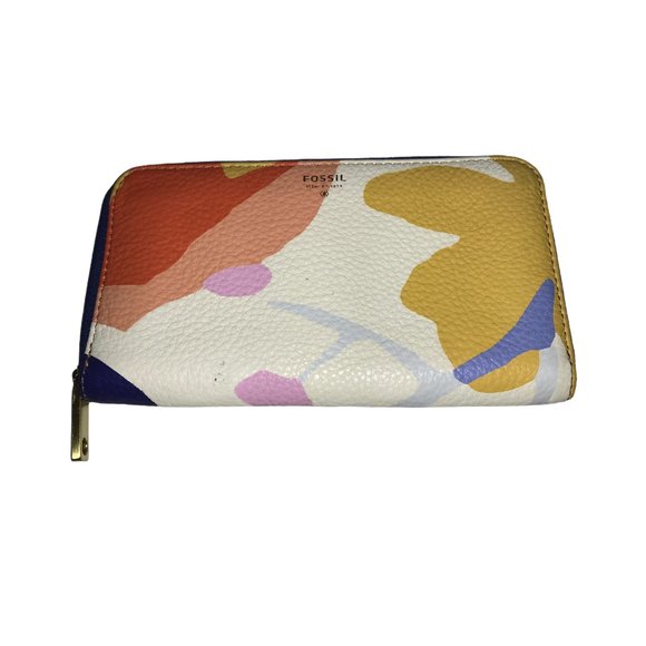Fossil Zip Around Clutch Wallet - Picture 1 of 5
